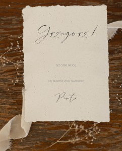 Prośba o świadkowanie - papierowe w stylu boho (dla Świadka)