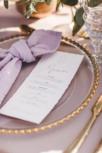 menu targane na eco papierze - toskańskie