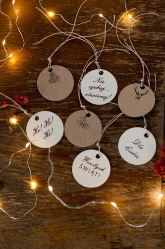 Bileciki do prezentów - mix eco